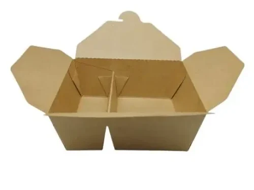 Embalagem Take Away Kraft 2 Compartimentos