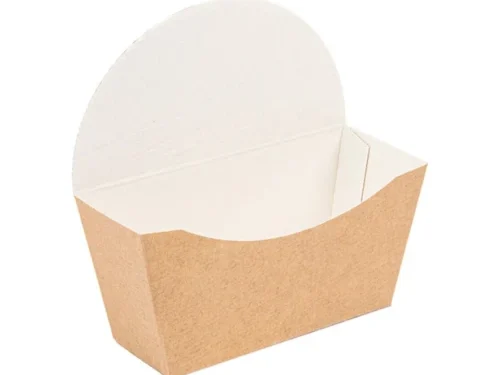 Embalagem para Bagel Kraft-Branco