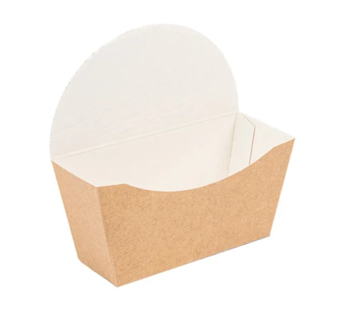 Embalagem para Bagel Kraft-Branco