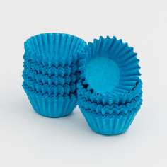 Forma plissada azul escuro
