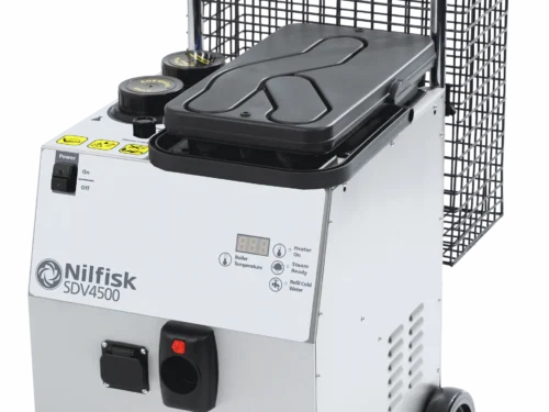 Máquina a Vapor Nilfisk SDV4500 com sistema de aspiração e injeção de detergente