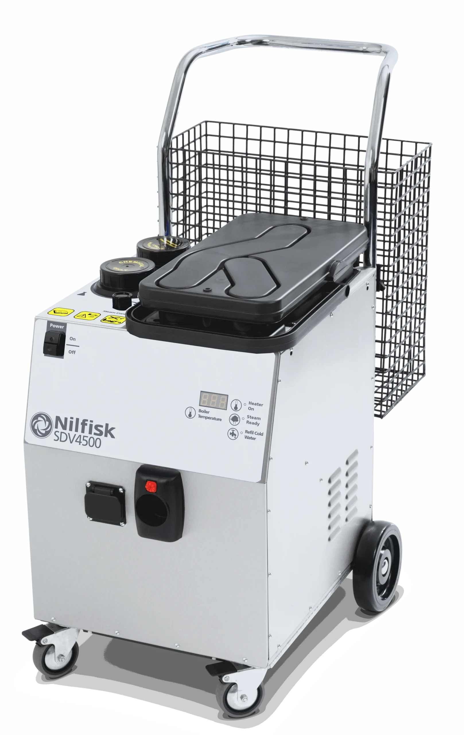 Máquina a Vapor Nilfisk SV8000 com sistema de aspiração