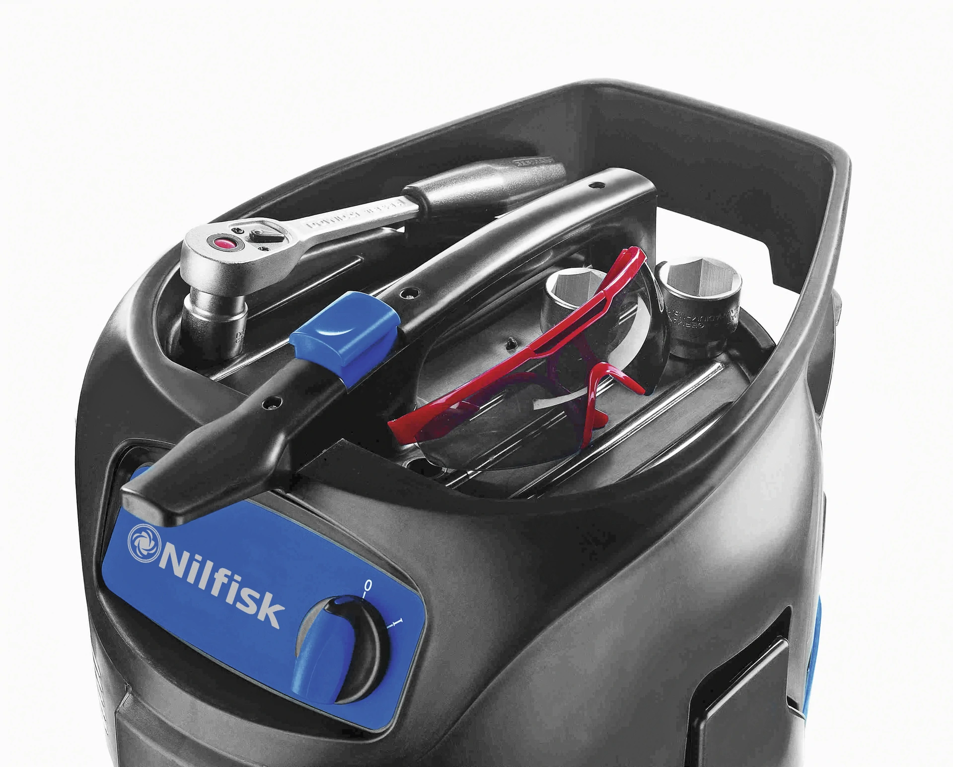 Nilfisk ATTIX 30 arrumação de acessórios