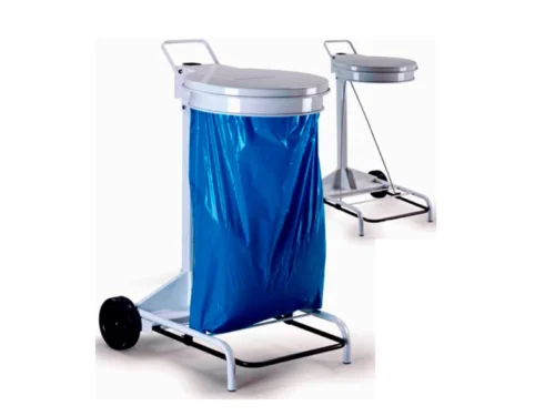 Carro Porta-sacos com Pedal e Rodas Maya Pro